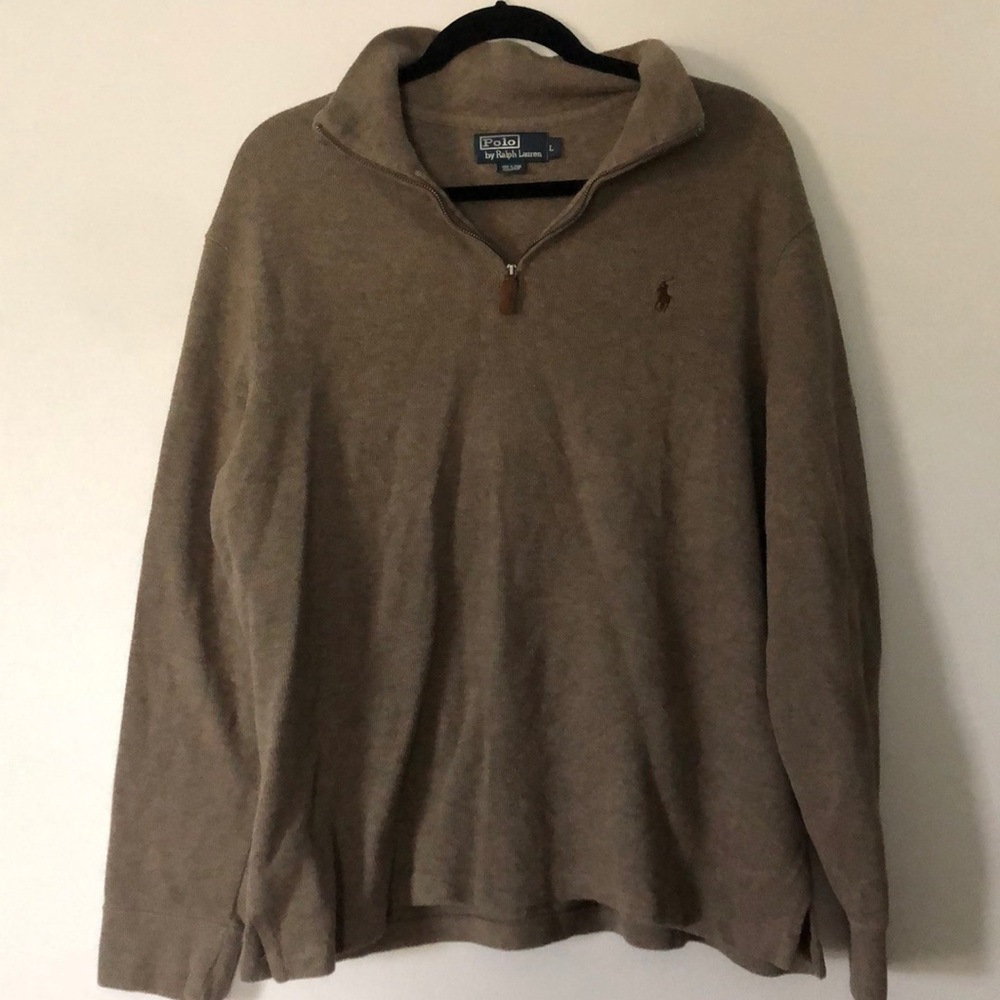Polo Ralph Lauren Cotton Quarter-Zip Sweater